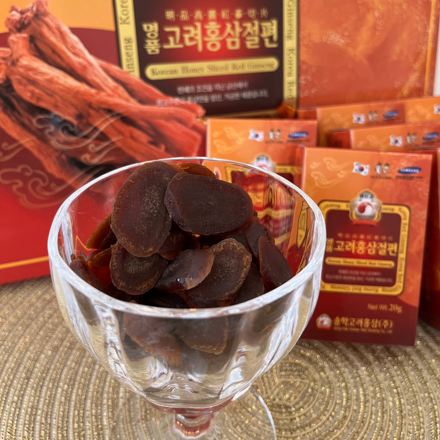 【高麗人蔘】高級高麗人蔘ドライフルーツ”名品高麗人蔘切片” 特別配送料無料
