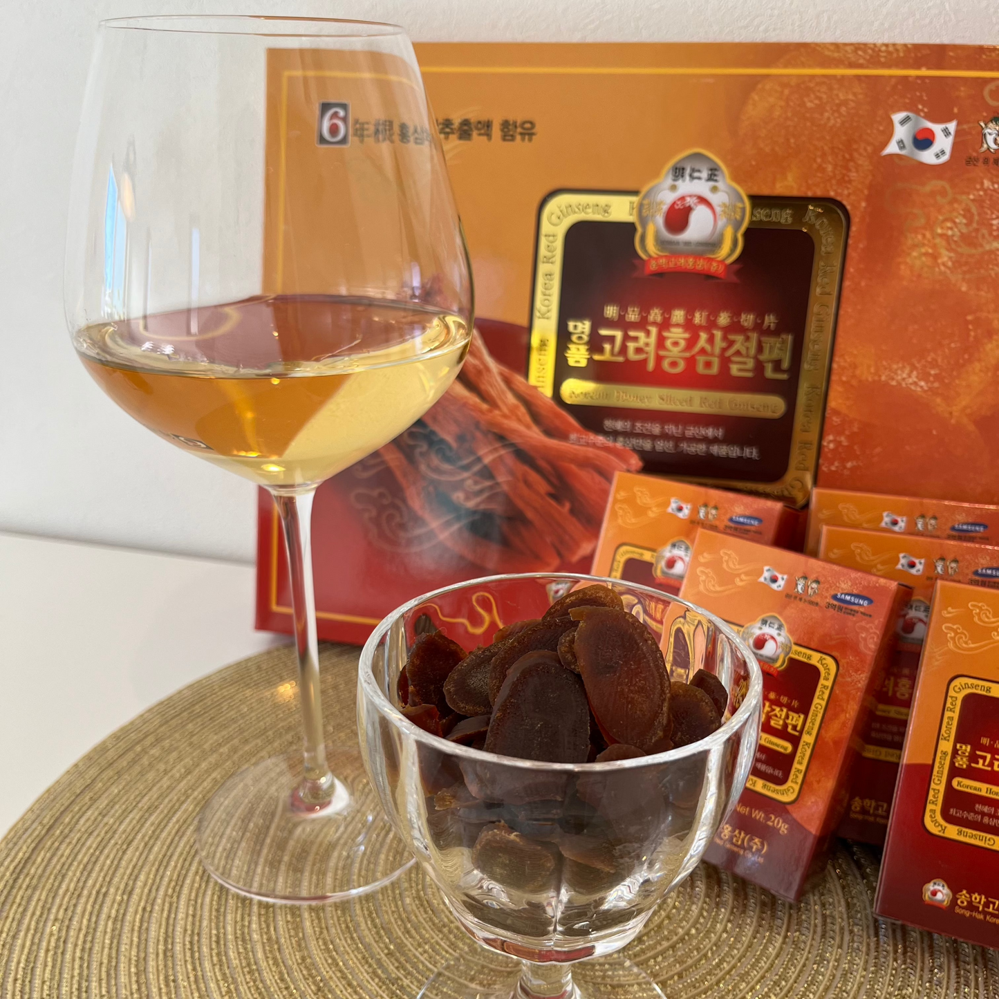 【高麗人蔘】高級高麗人蔘ドライフルーツ”名品高麗人蔘切片” 特別配送料無料
