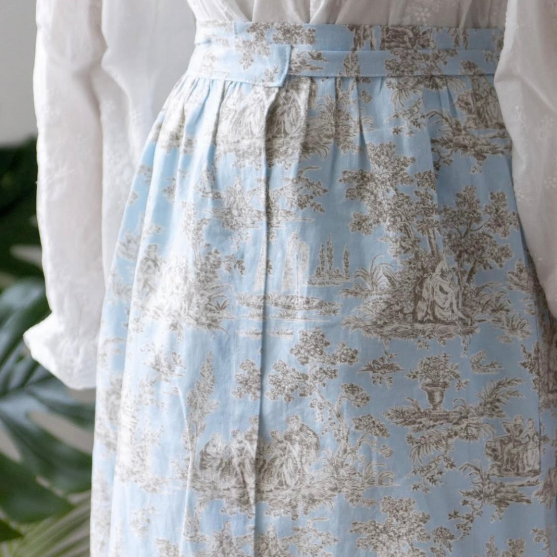 【Under Rodemtree】”トワル・ド・ジュイ”エプロンウエストライン